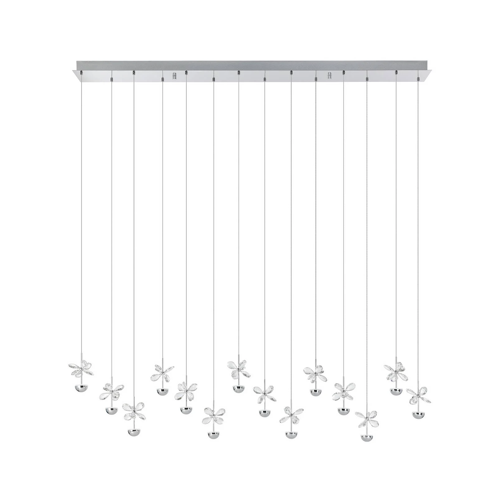EGLO Stars Of Light LED-Hängelampe Pianopoli chrom, L. 140cm günstig online kaufen