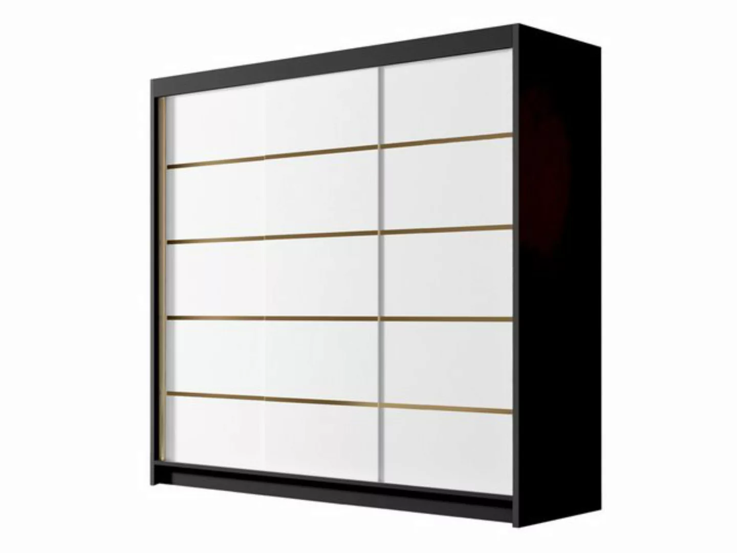 MIRJAN24 Kleiderschrank Evo VII (mit drei Schwebetüren) 200x58x215 cm günstig online kaufen