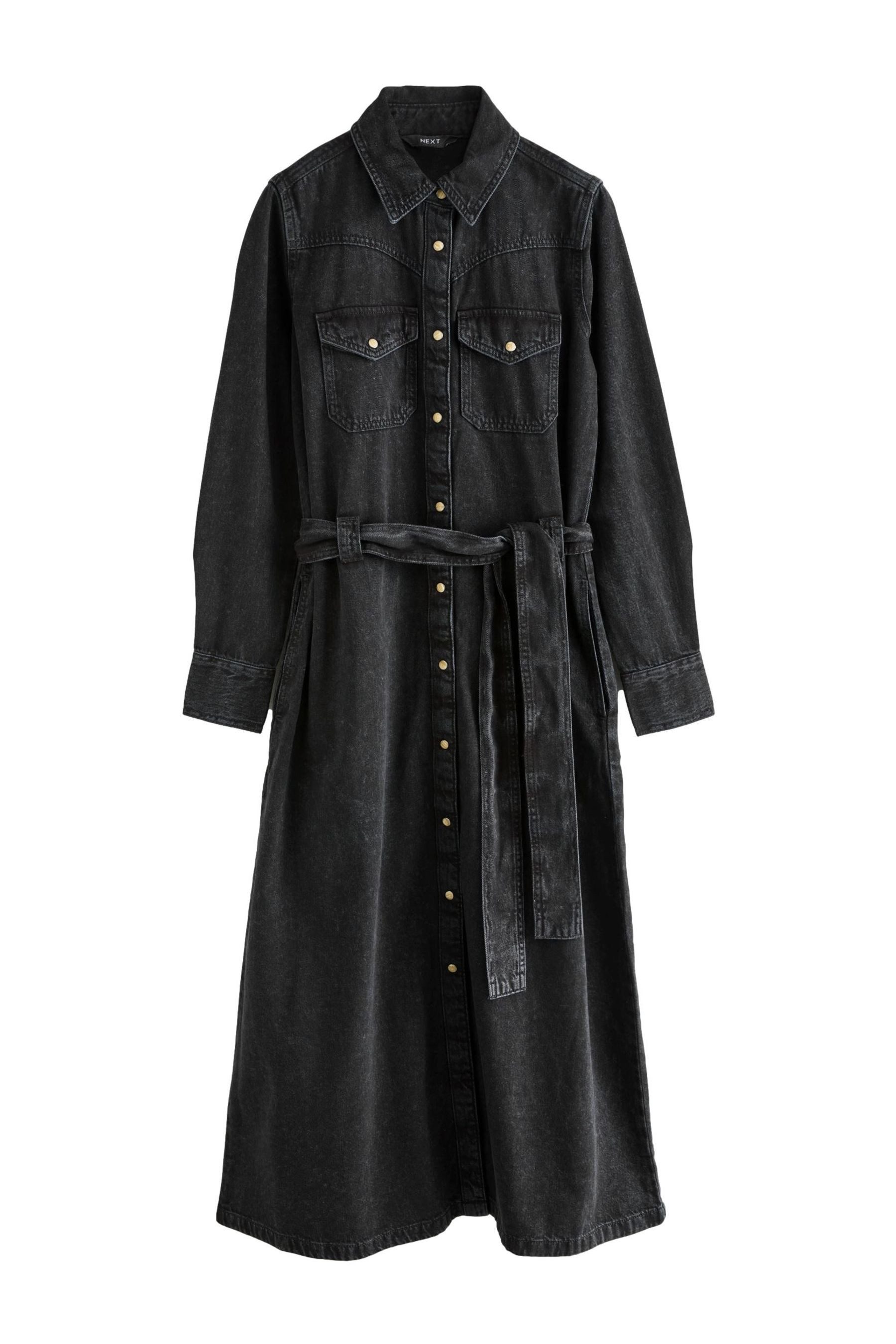 Next Jeanskleid Western-Jeanskleid aus 100 % Baumwolle günstig online kaufen