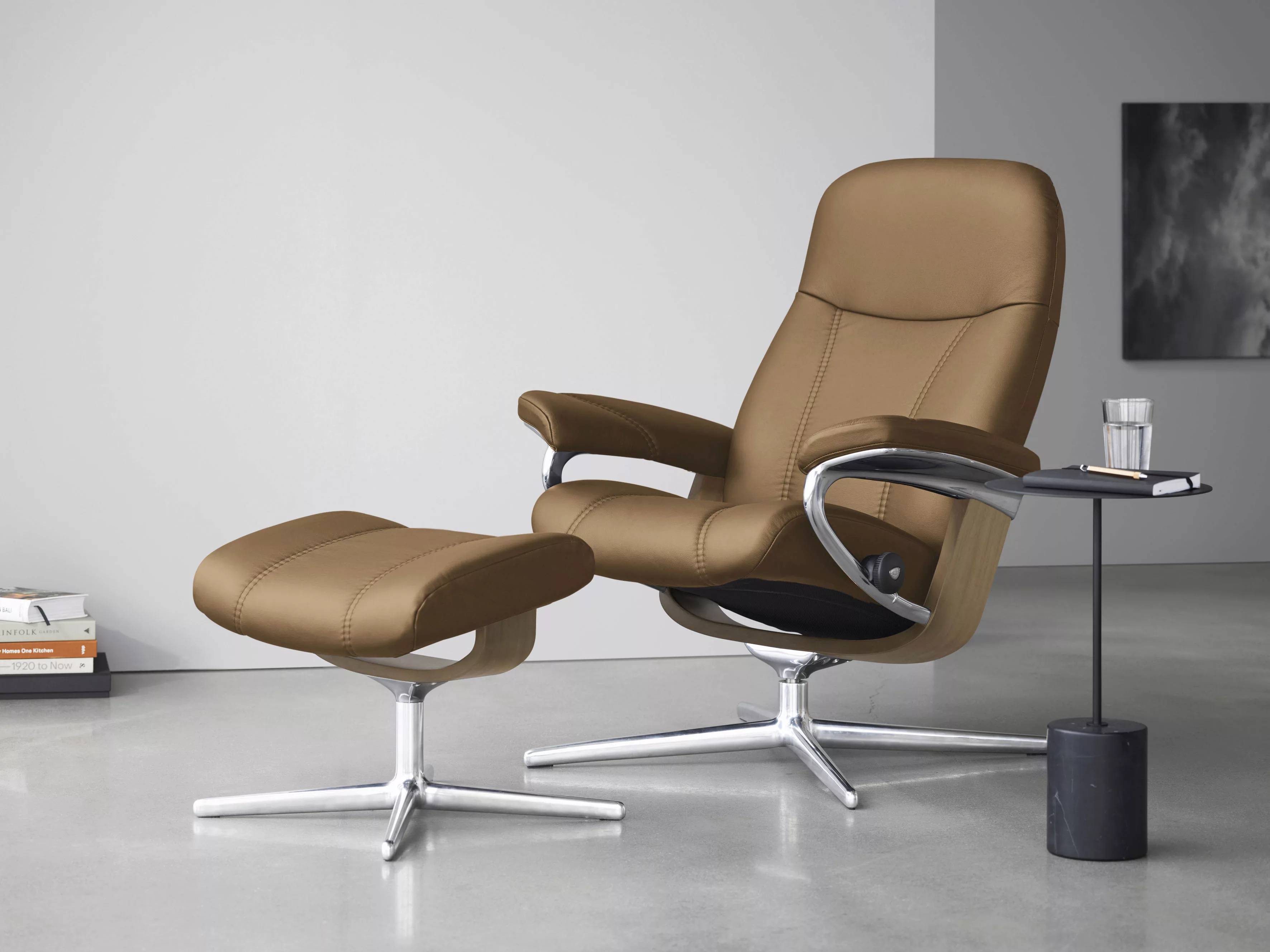 Stressless® Relaxsessel »Consul«, (Set, Relaxsessel mit Hocker), mit Hocker günstig online kaufen