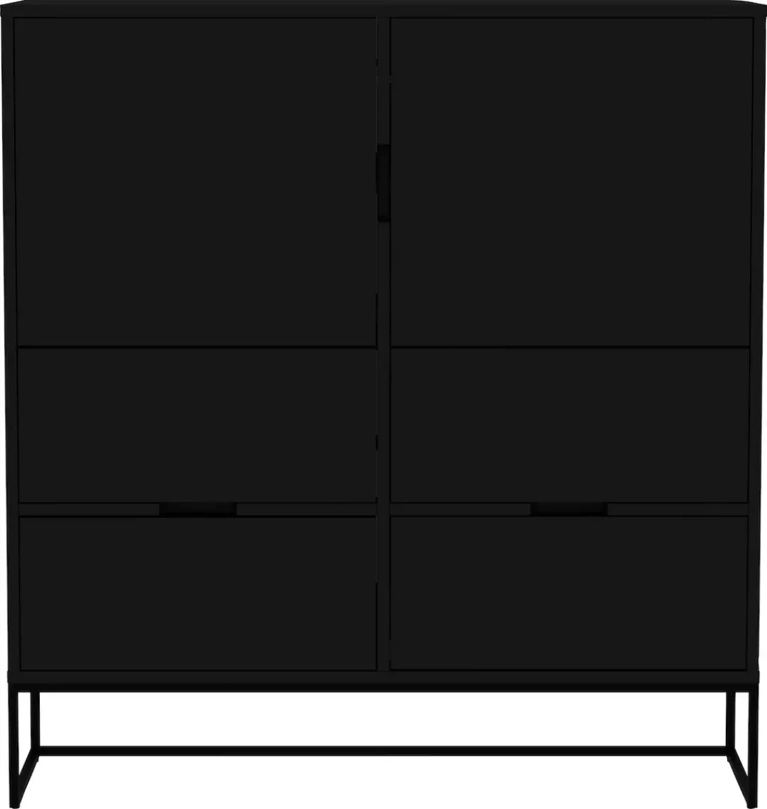 Tenzo Highboard "LIPP", mit 2 Türen und 4 Schubladen, Design von Tenzo Desi günstig online kaufen