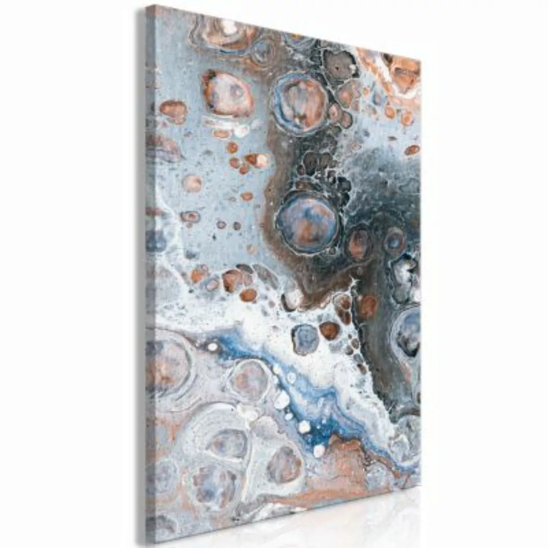 artgeist Wandbild Blue Sienna Marble (1 Part) Vertical mehrfarbig Gr. 40 x günstig online kaufen