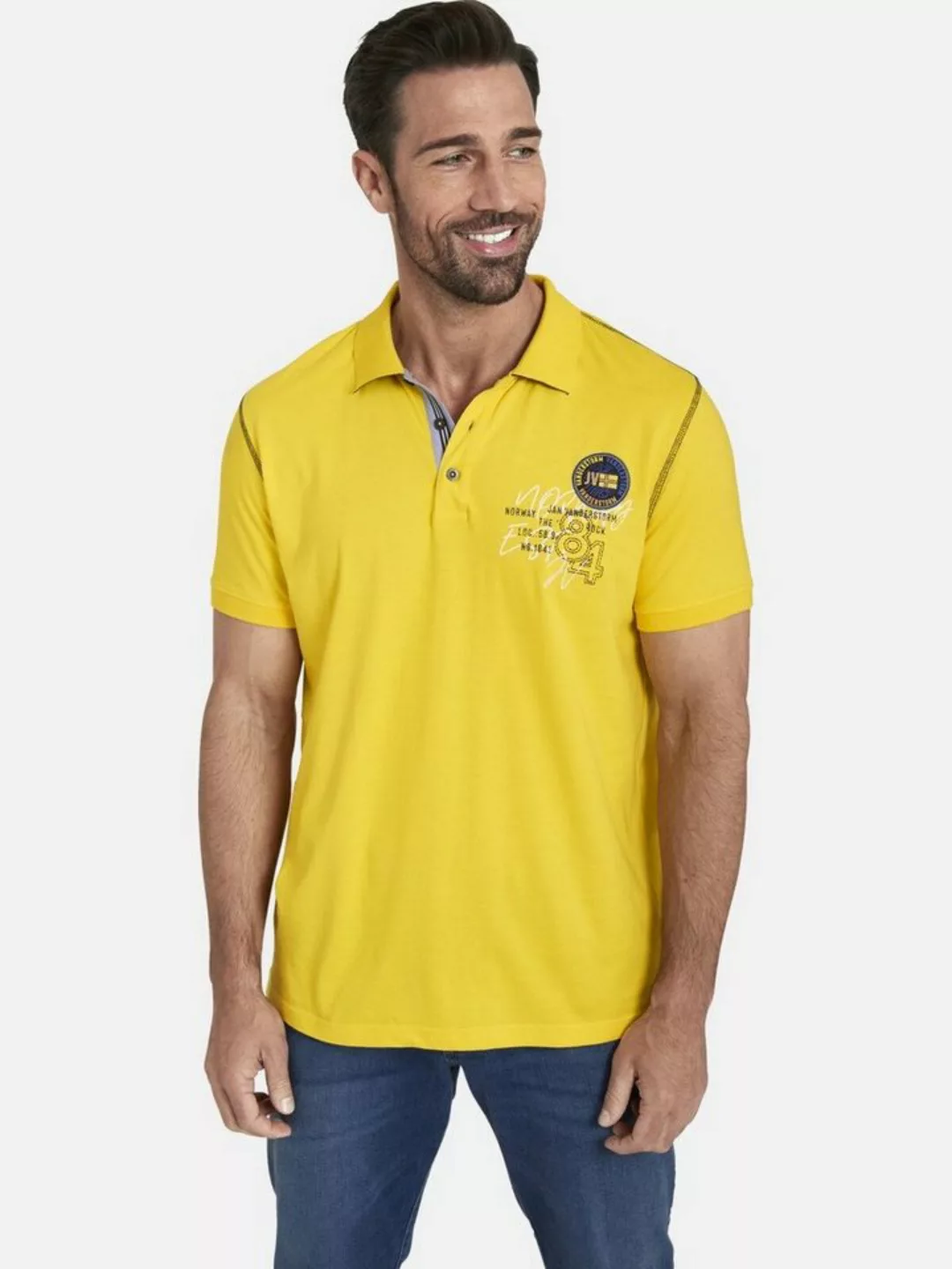 Jan Vanderstorm Poloshirt AGRIM aus reiner Baumwolle günstig online kaufen