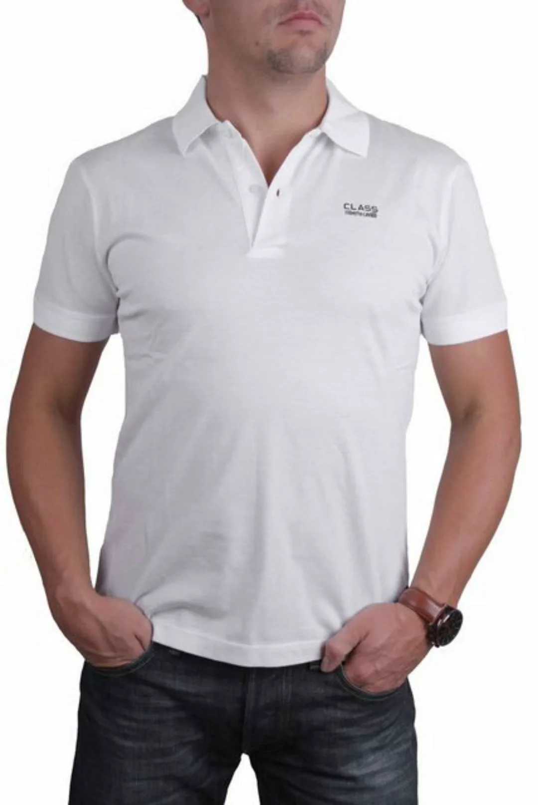 Roberto Cavalli Class Poloshirt Roberto Cavalli Herren Poloshirt günstig online kaufen