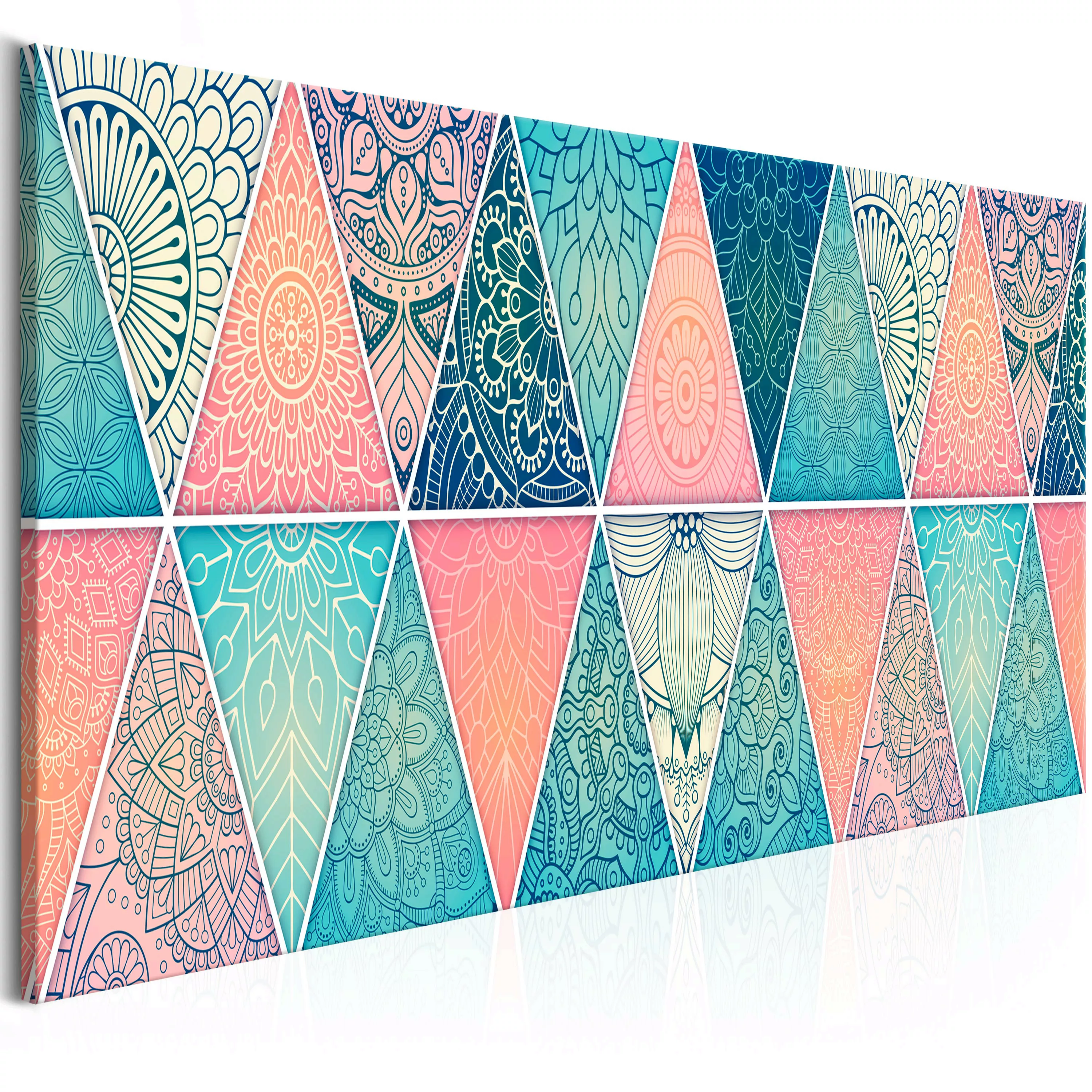 Wandbild - Oriental Triangles (1 Part) Narrow günstig online kaufen