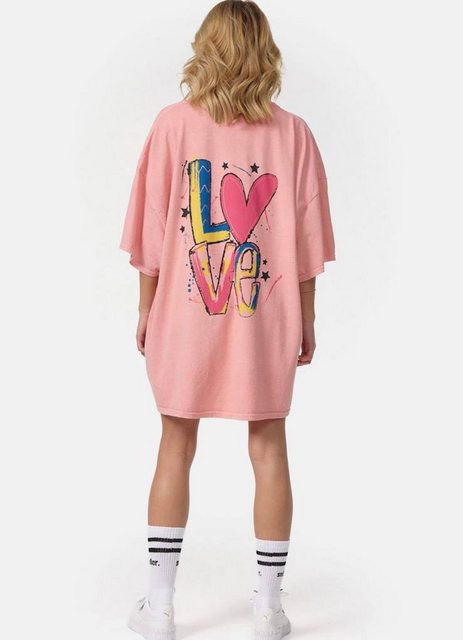 Worldclassca T-Shirt Worldclassca Oversized LOVE Print T-Shirt lang Tee Som günstig online kaufen