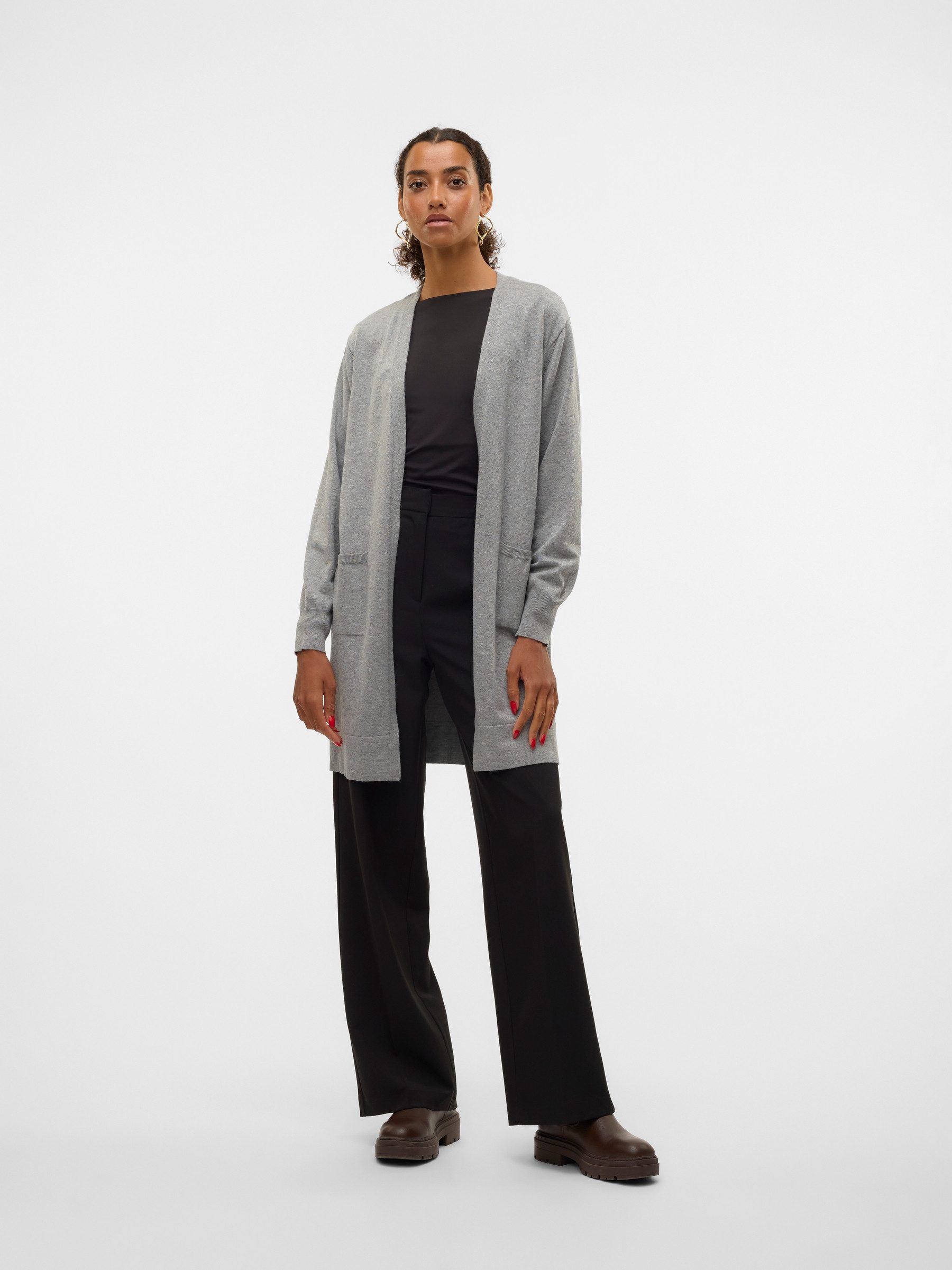 Vero Moda Longstrickjacke VMSILJE LS OPEN günstig online kaufen