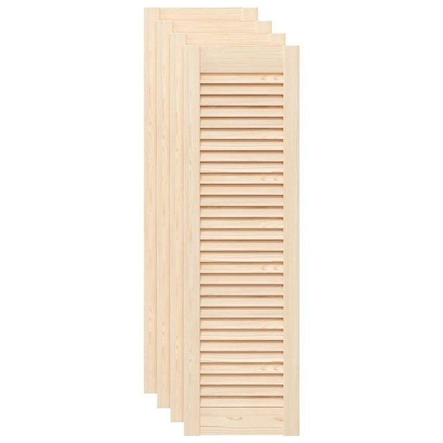 vidaXL Mehrzweckschrank Schranktüren Lamellen-Design 4 Stk 99x29,5cm Massiv günstig online kaufen