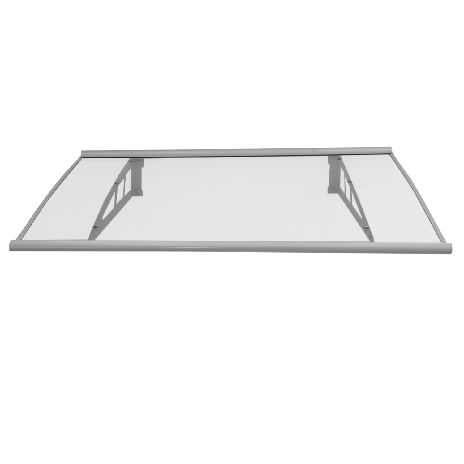 TRUTZHOLM Vordach 115 x 100 cm Aluminium Türdach Türvordach günstig online kaufen
