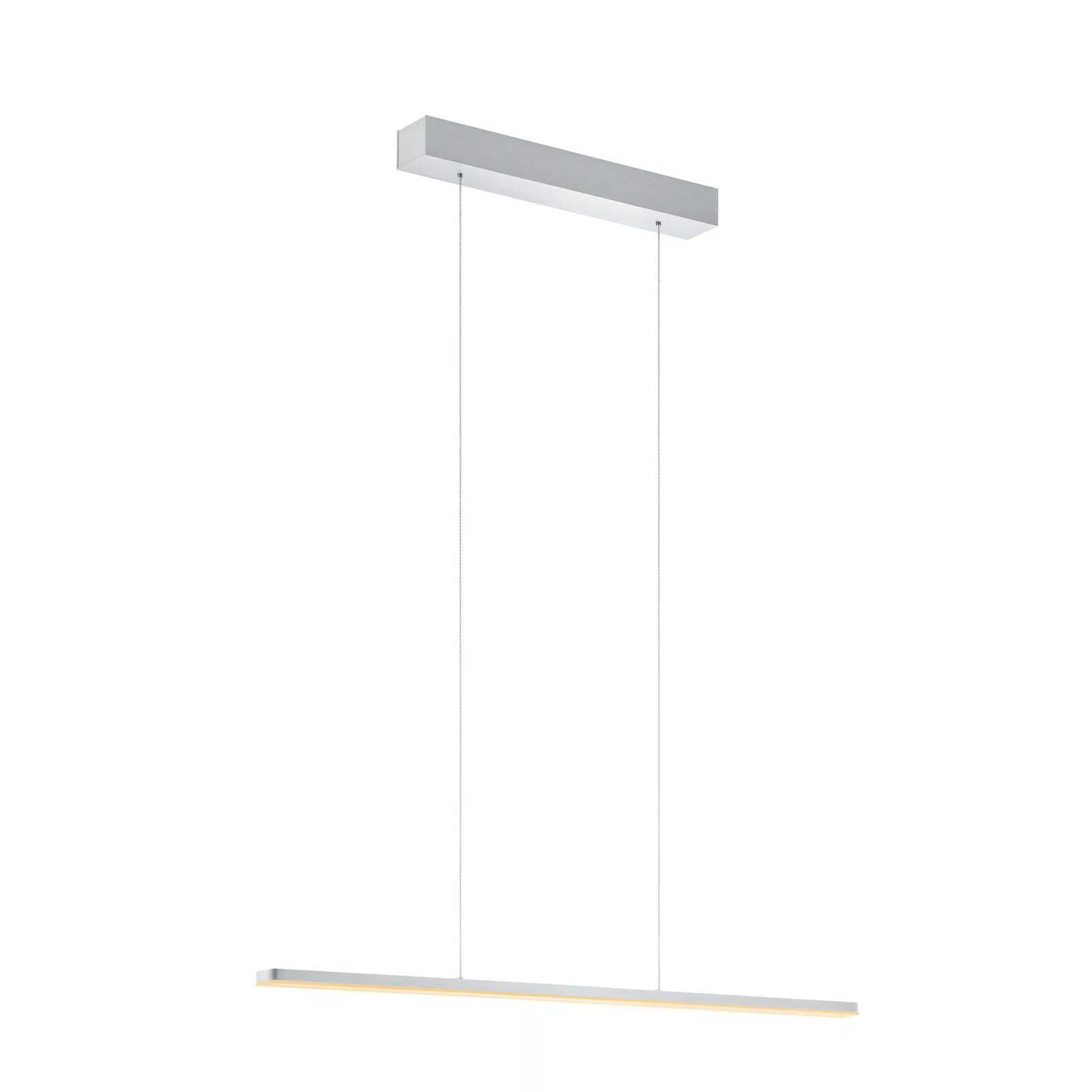Quitani LED-Pendelleuchte Margita, Länge 88 cm, silber günstig online kaufen