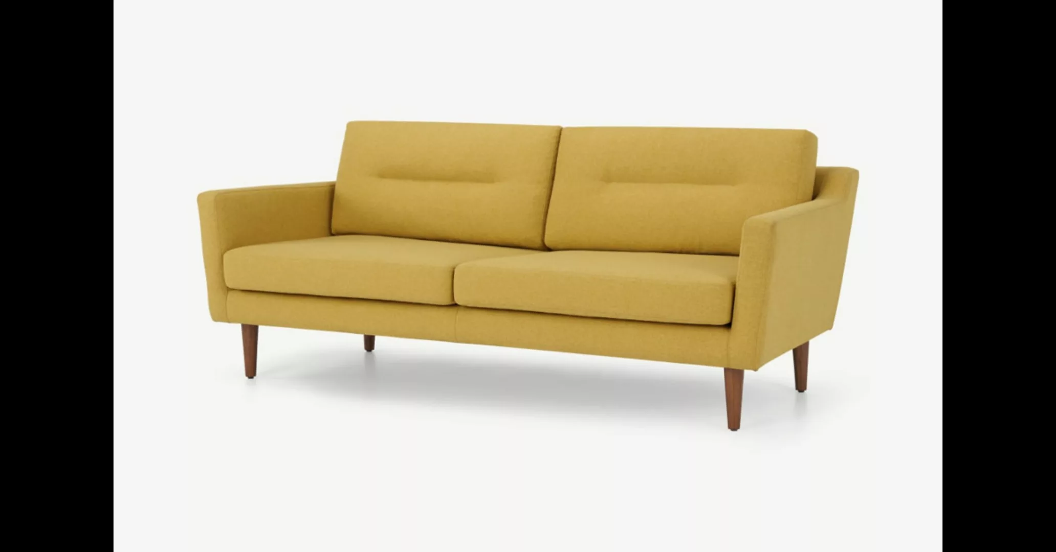 Walker 3-Sitzer Sofa, Orleansgelb - MADE.com günstig online kaufen