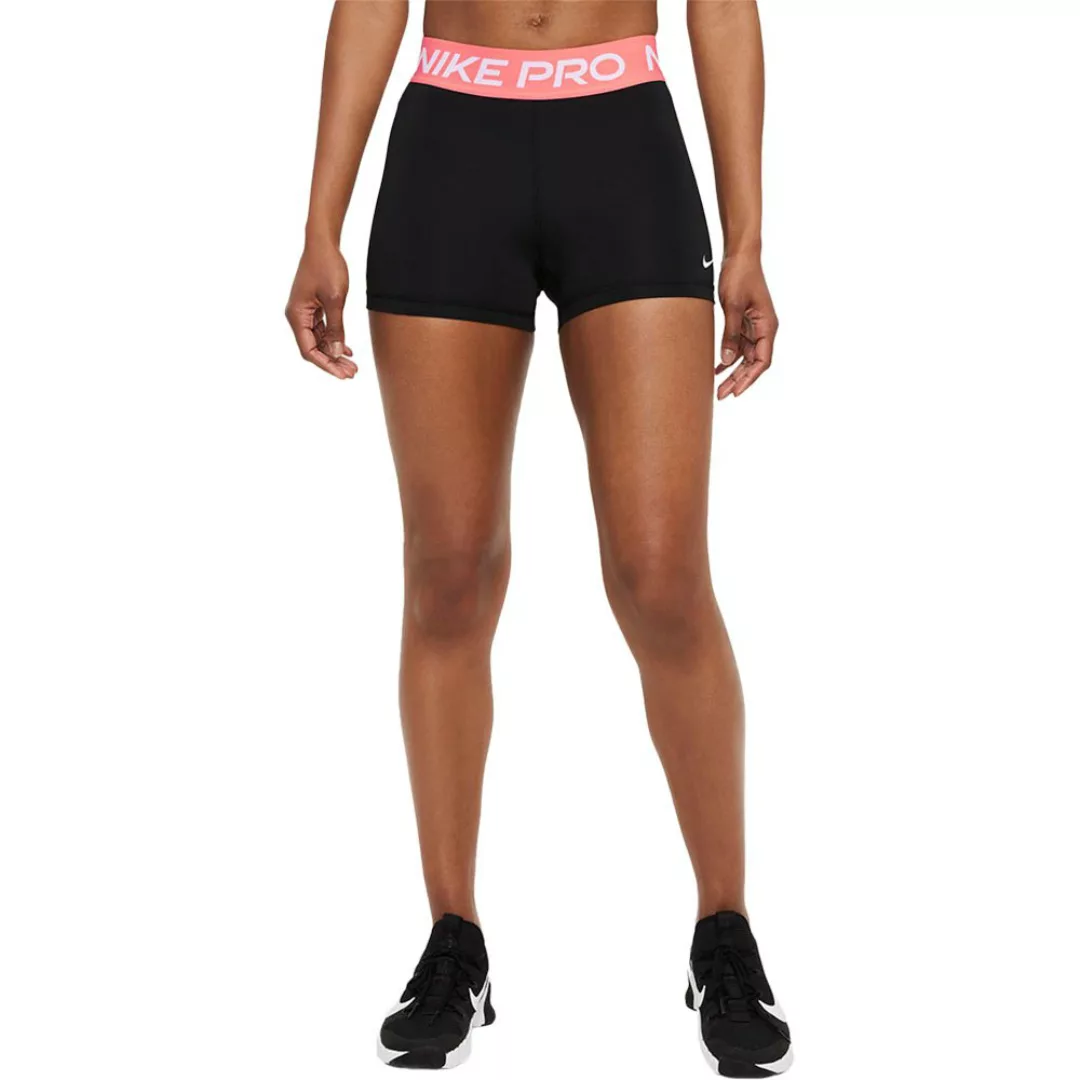 Nike Pro 3´´ Shorts Hosen XL Black / Magic Ember / White günstig online kaufen