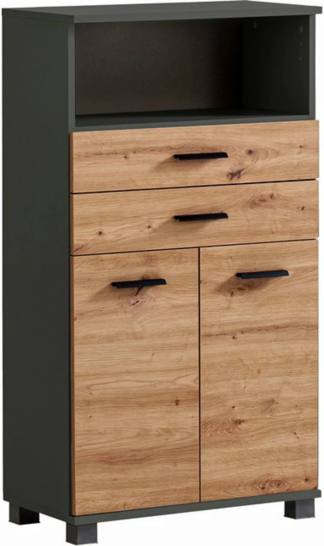 welltime Midischrank "Palermo, Breite 60 cm", Metallbeschläge günstig online kaufen