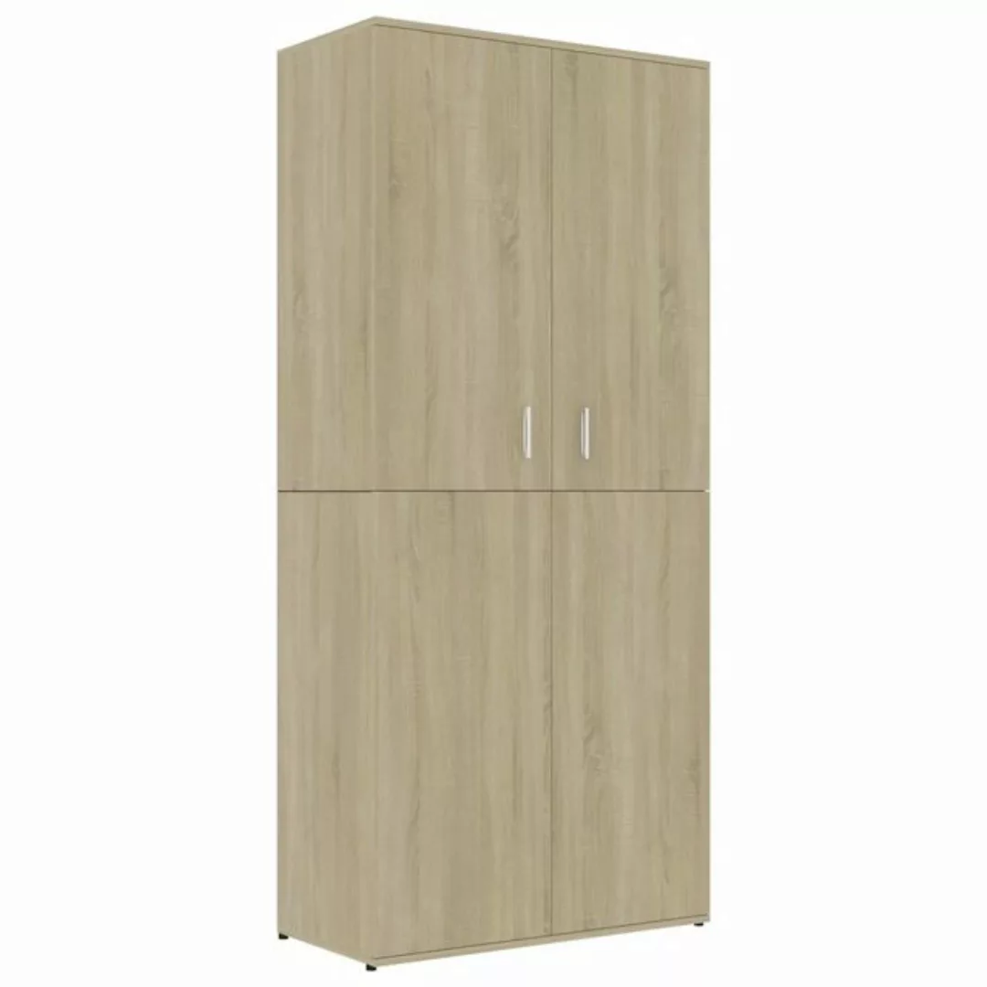 Schuhschrank Sonoma-eiche 80 X 39 X 178 Cm Spanplatte günstig online kaufen