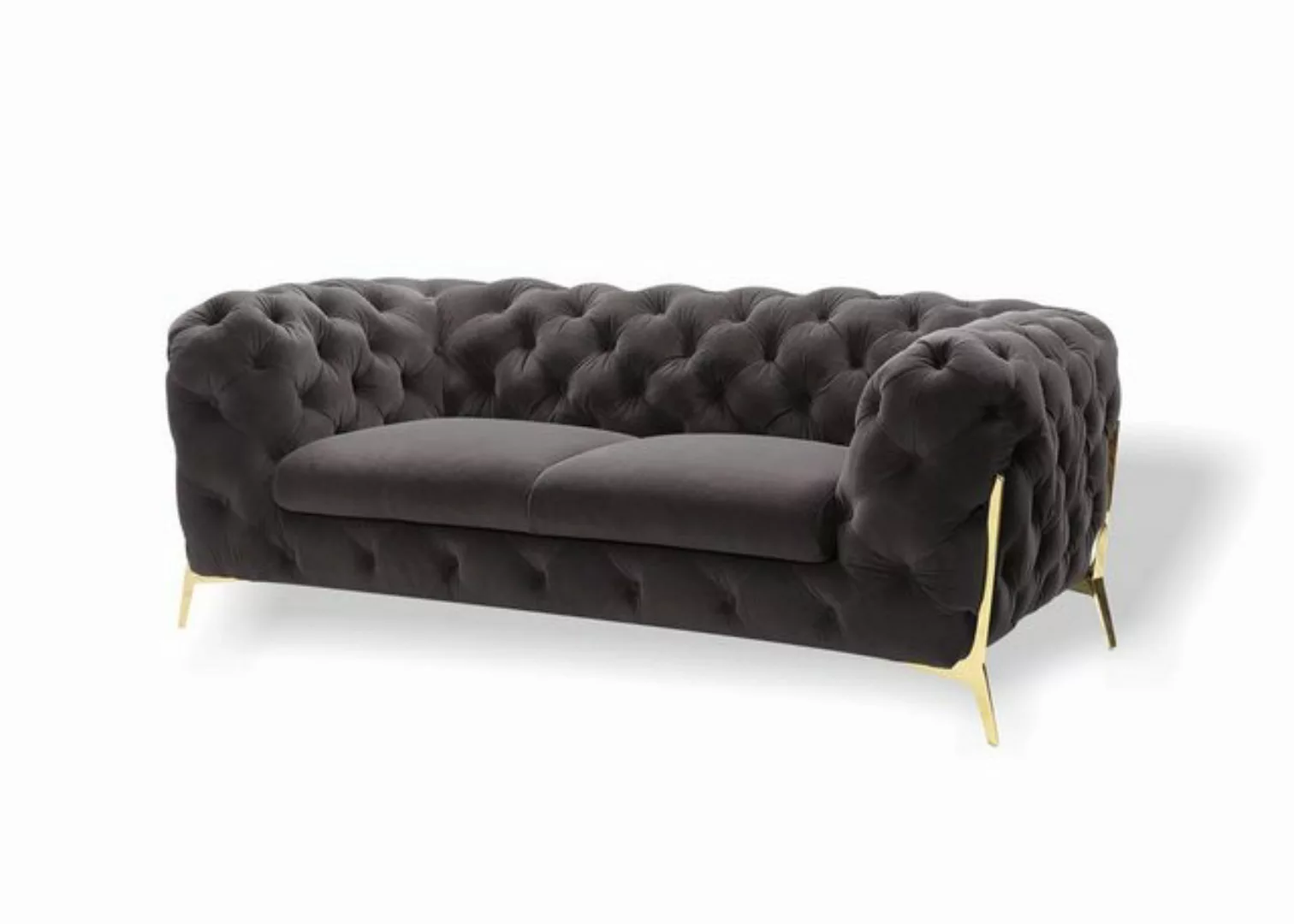 JVmoebel 2-Sitzer Sofa 2 Sitzer Klassische Chesterfield Sofas Couchen Polst günstig online kaufen