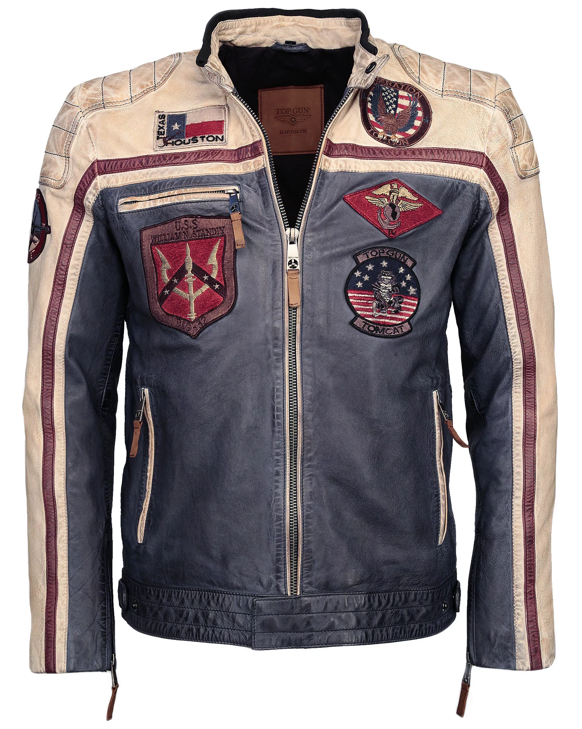 TOP GUN Lederjacke "TGJ1005" günstig online kaufen