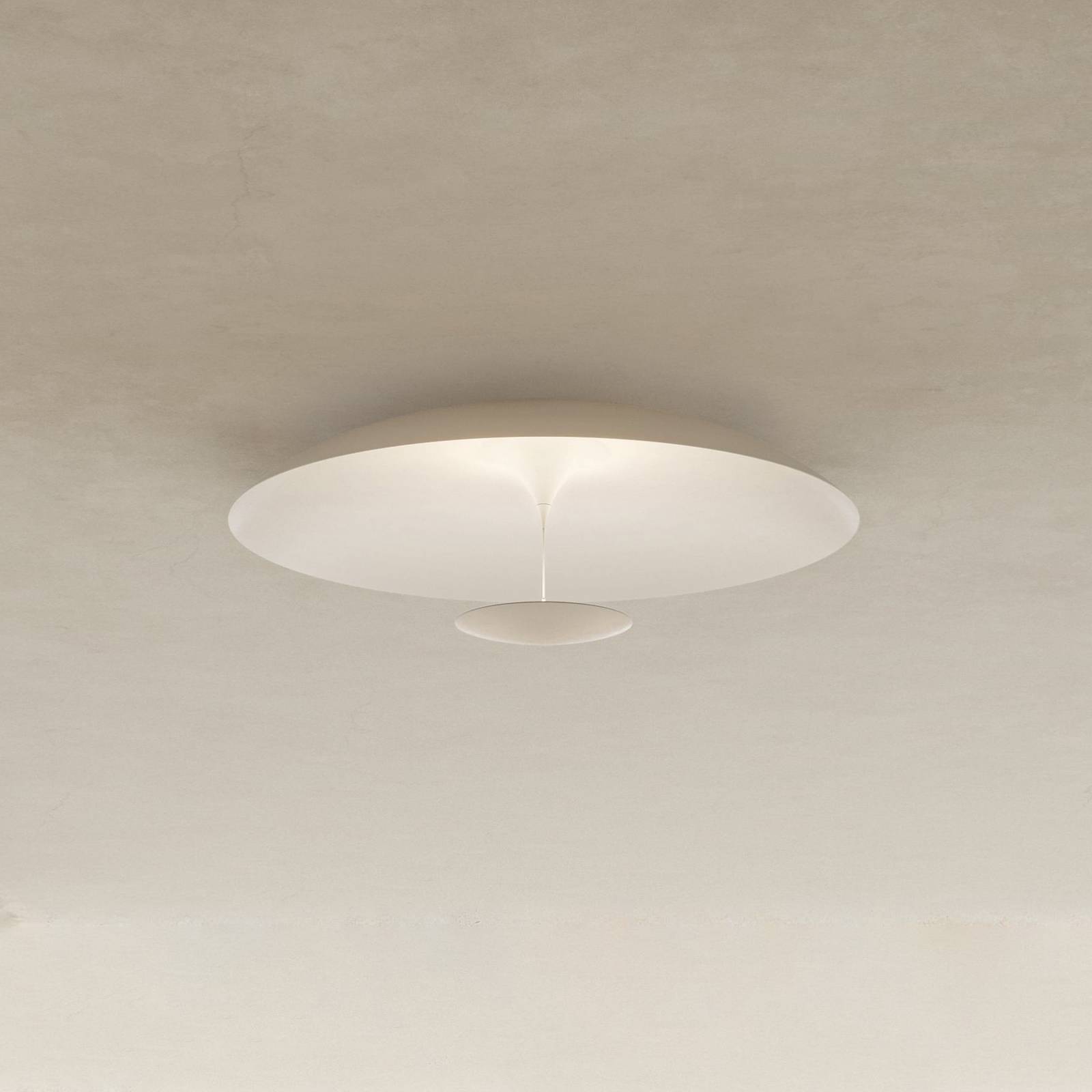 Karman LED-Deckenleuchte BLANCO, Ø 60 cm, weiß, Metall günstig online kaufen