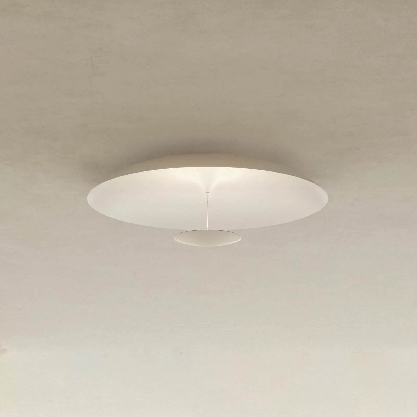 Karman LED-Deckenleuchte BLANCO, Ø 60 cm, weiß, Metall günstig online kaufen