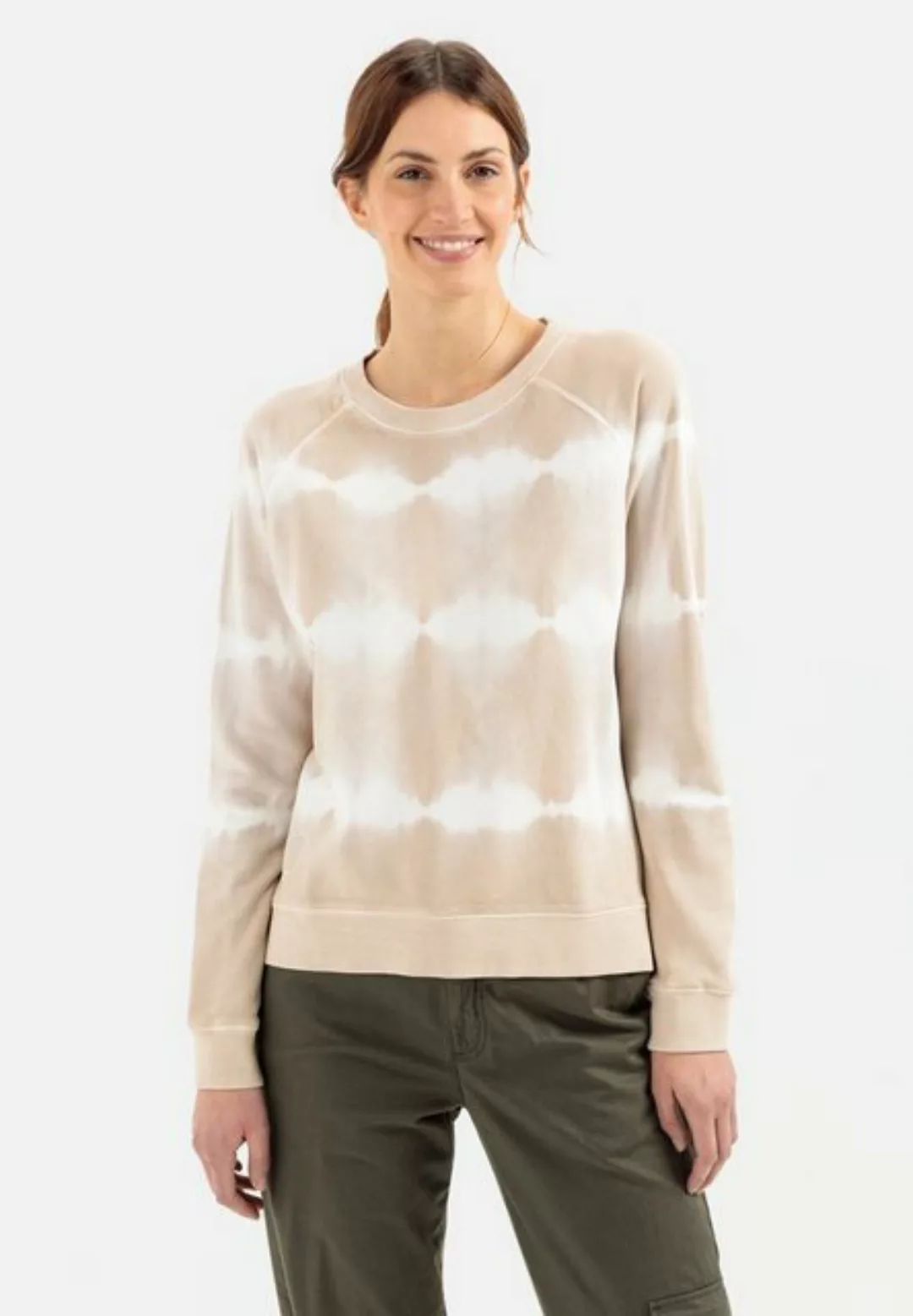 camel active Sweatshirt mit Tie-Dye Effekt günstig online kaufen