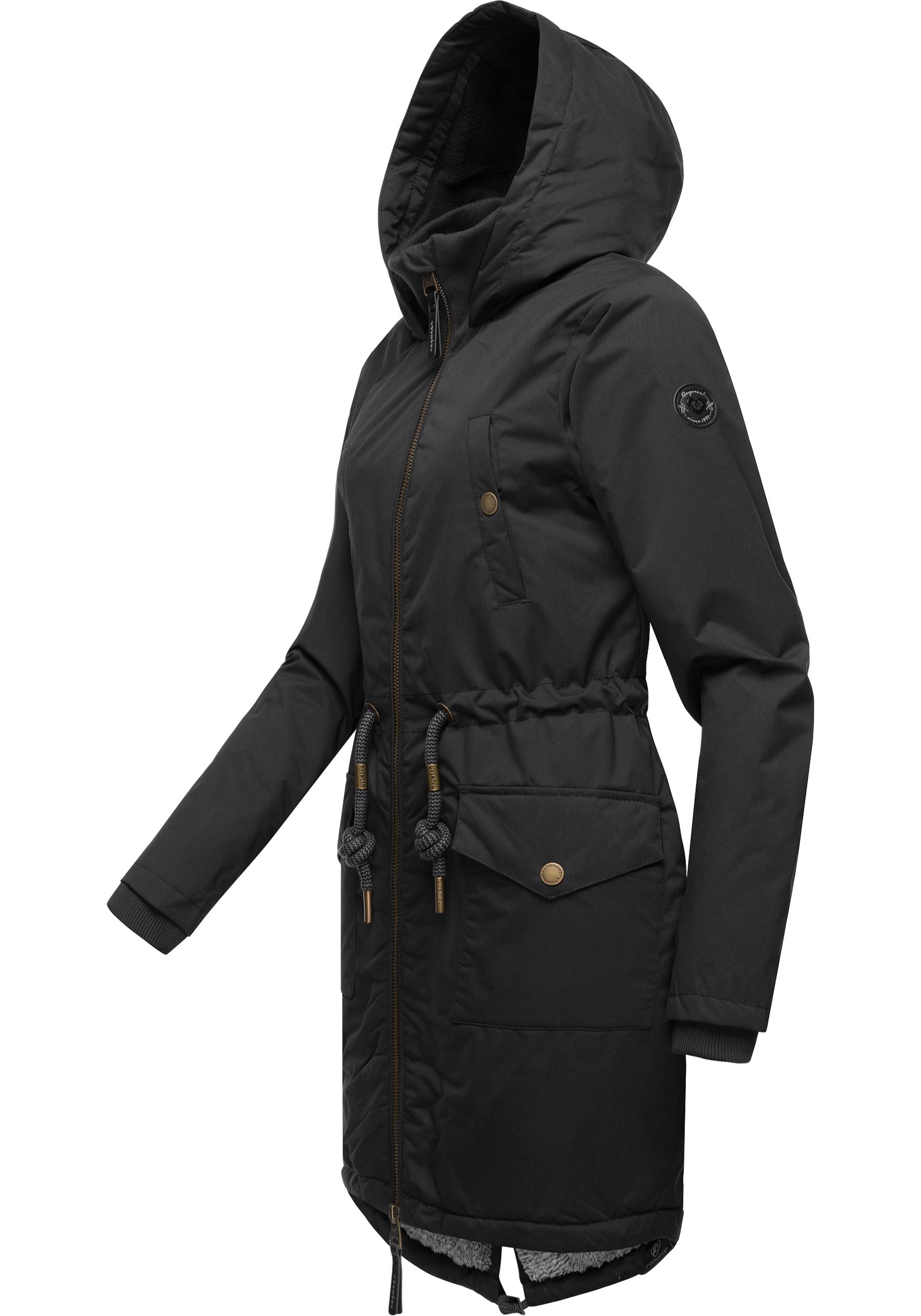 Ragwear Wintermantel "Crescend", stylischer Winterparka mit Kapuze und Tedd günstig online kaufen