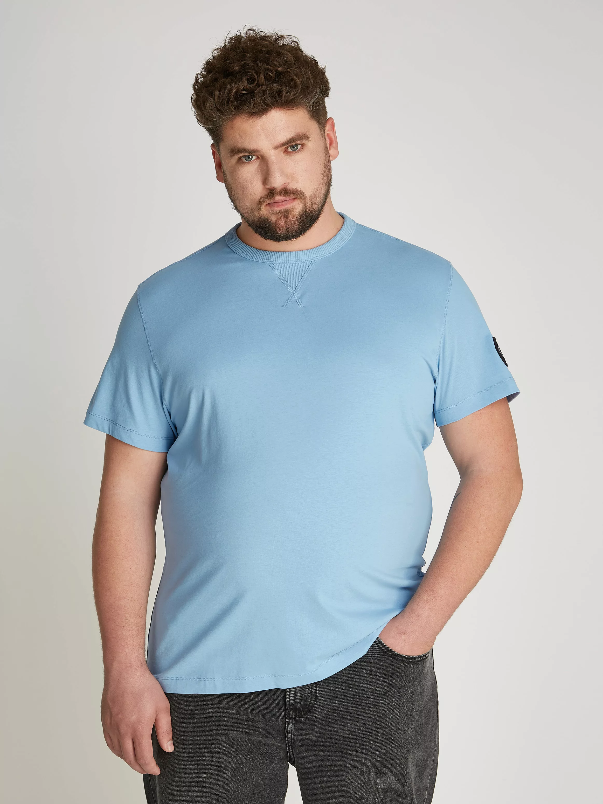 Calvin Klein Jeans Plus T-Shirt "PLUS MONOLOGO REGULAR TEE", Große Größen günstig online kaufen