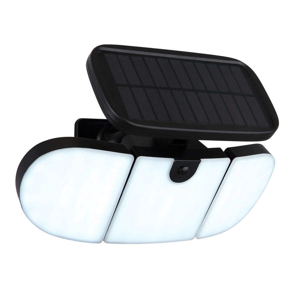 LED-Solarleuchte schwarz Kunststoff B/H: ca. 28x19,1 cm günstig online kaufen