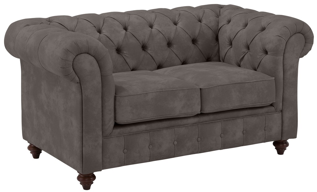 Home affaire Chesterfield-Sofa "Chesterfield 2-Sitzer B/T/H: 150/89/74 cm", günstig online kaufen