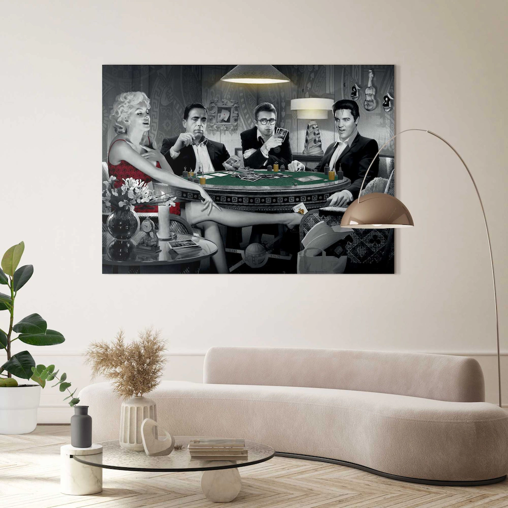 Reinders Deco-Panel "Monroe, Bogart, Dean, Elvis" günstig online kaufen