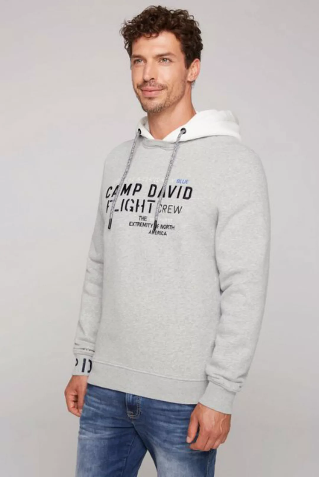 CAMP DAVID Kapuzensweatshirt, mit Frontprint günstig online kaufen