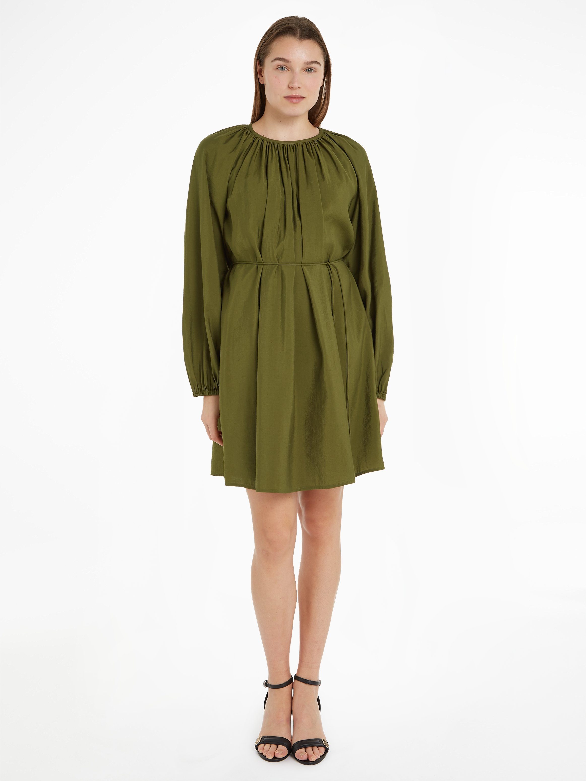 Tommy Hilfiger Blusenkleid TEXTURED MODAL SHORT günstig online kaufen