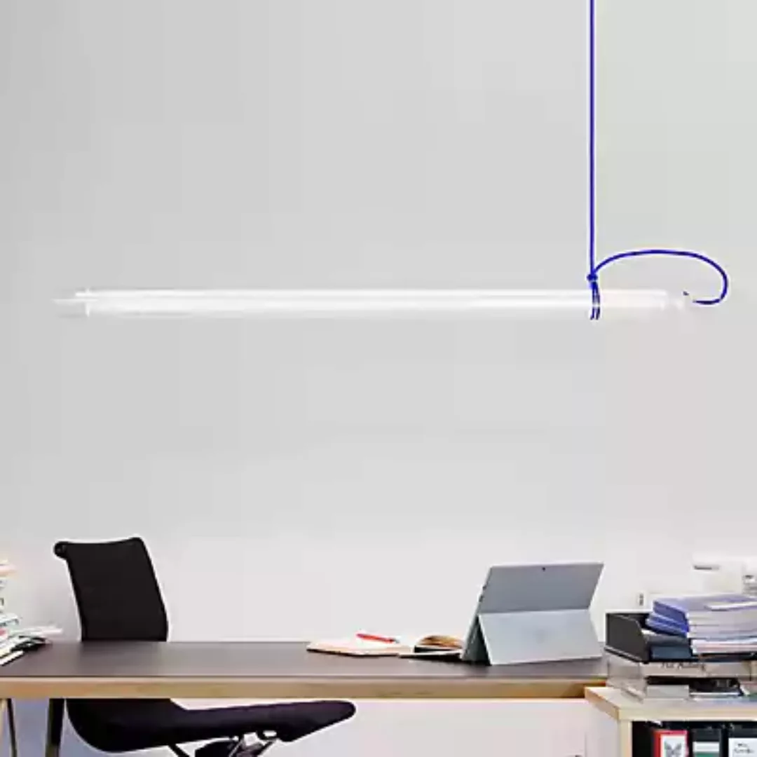 Ingo Maurer Tubular LED-Hängeleuchte, weiß/blau günstig online kaufen