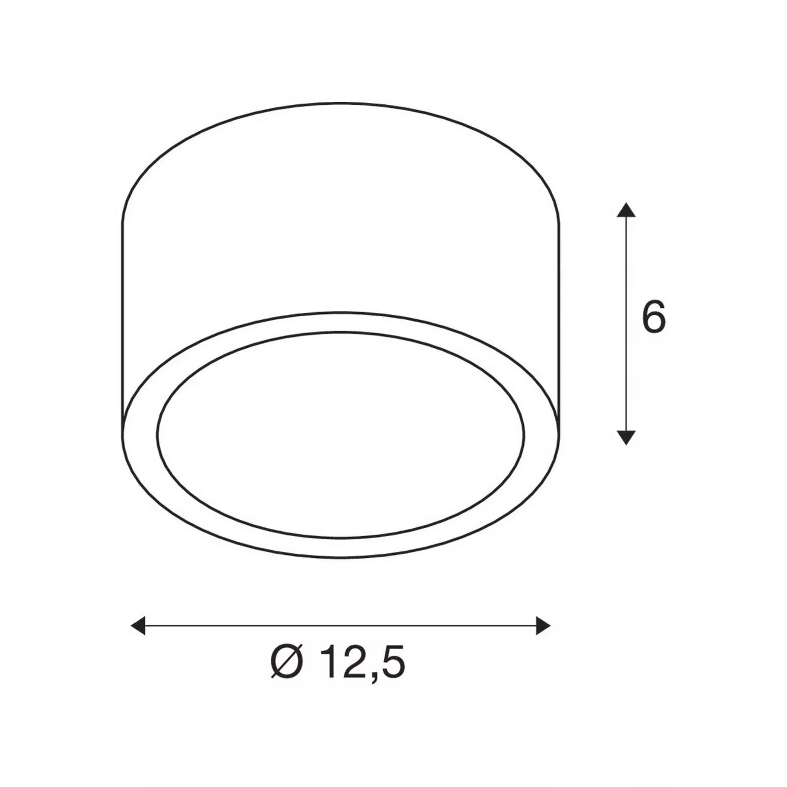 Rox Ceiling Out, GX53, Outdoor Deckenleuchte, alu gebürstet, max.11W, IP44 günstig online kaufen