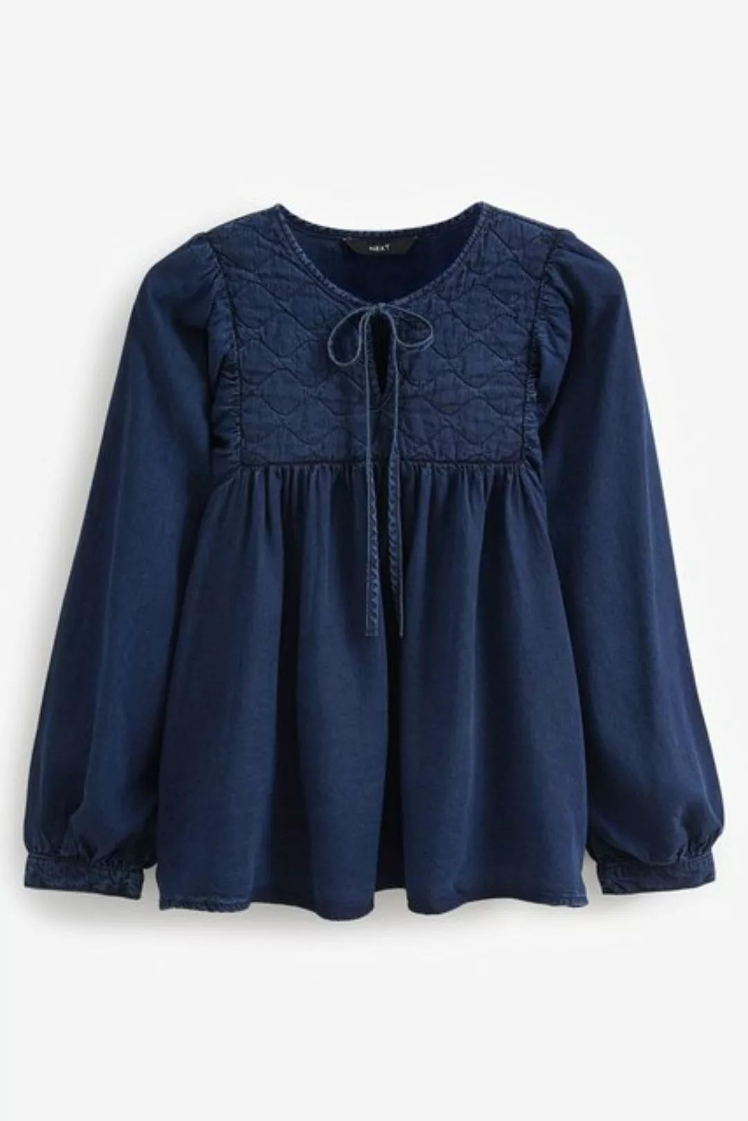 Next Carmenshirt Gesmokte, gesteppte Bluse (1-tlg) günstig online kaufen