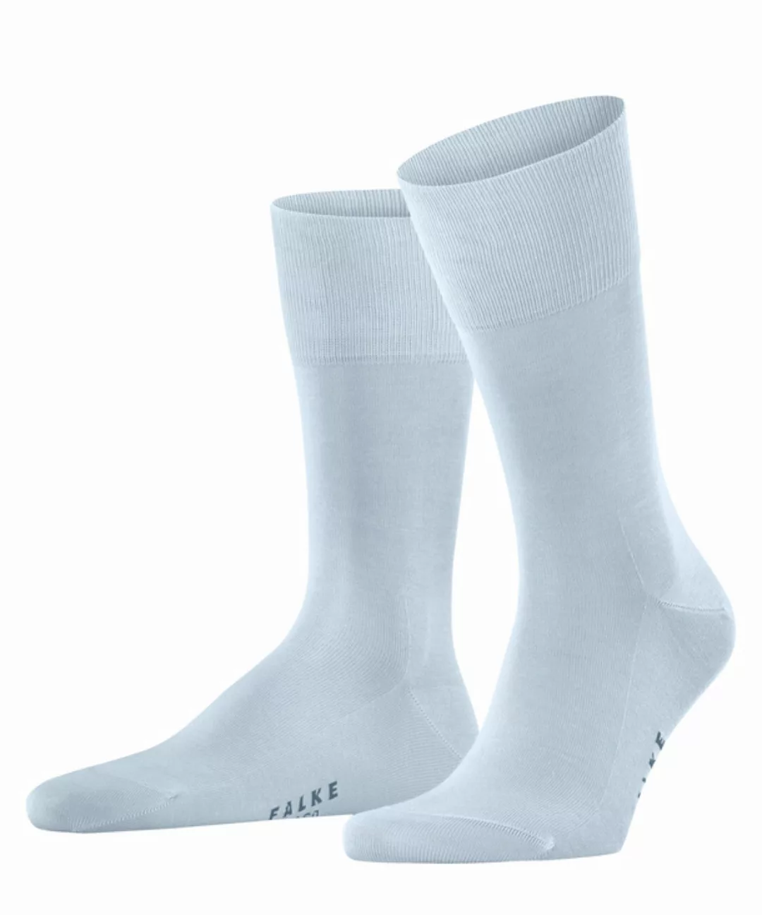FALKE Tiago Herren Socken, 43-44, Blau, Uni, Baumwolle, 14662-659405 günstig online kaufen