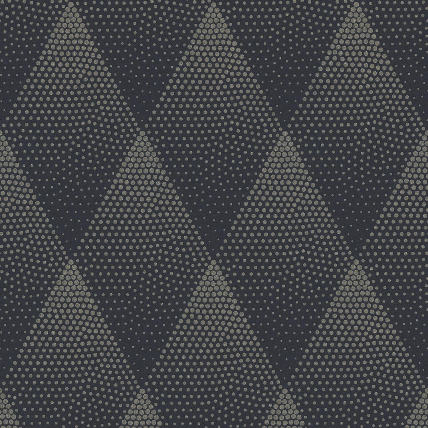 PROFHOME 374193-GU Grafik Tapete Geometrisch schimmernd Gold Schwarz 0,53 m günstig online kaufen