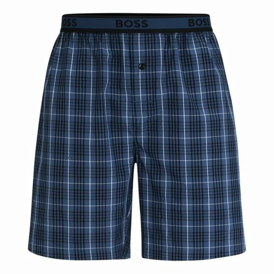 BOSS Pyjamahose Urban Shorts mit BOSS-Logo am Bund günstig online kaufen