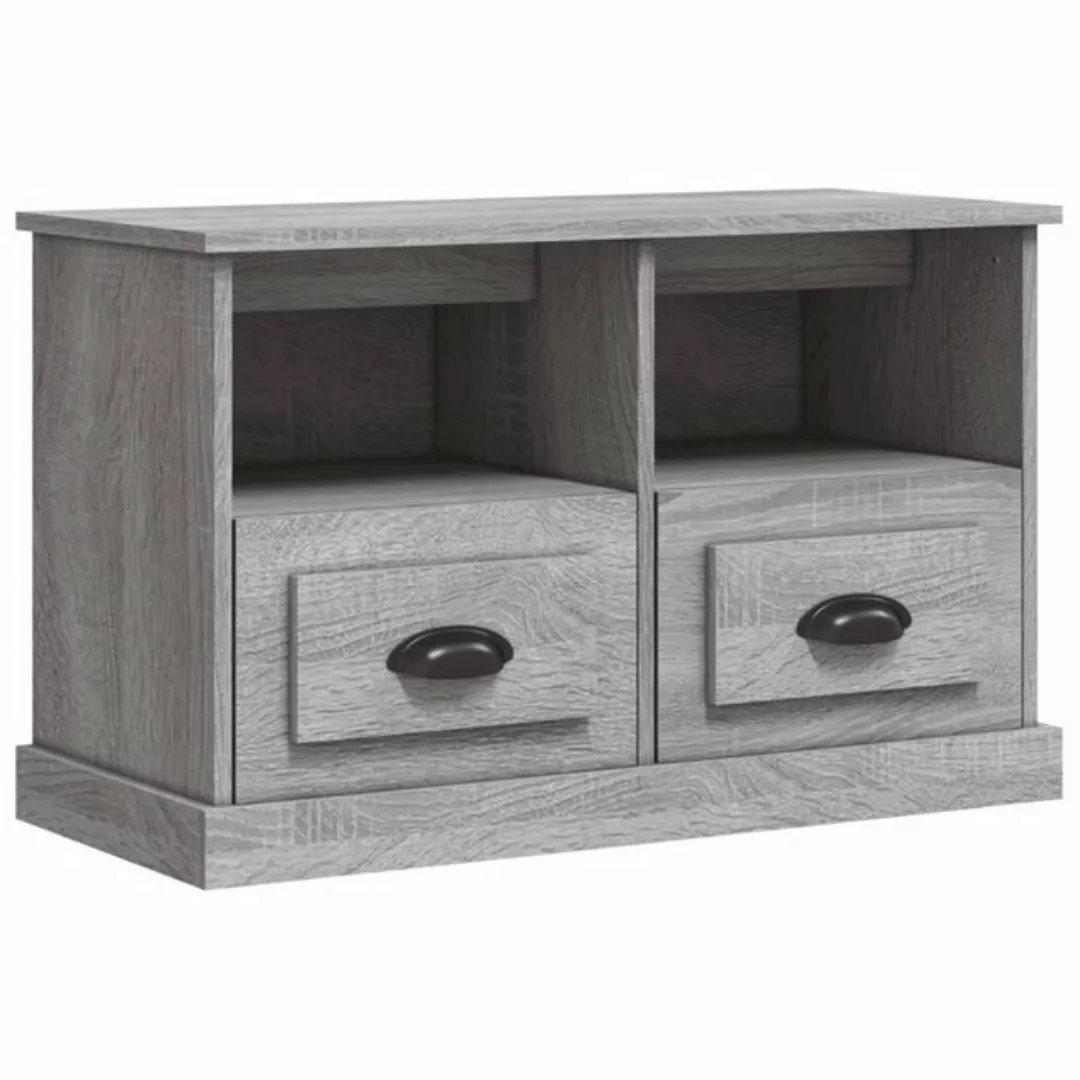 furnicato TV-Schrank Grau Sonoma 80x35x50 cm Holzwerkstoff günstig online kaufen