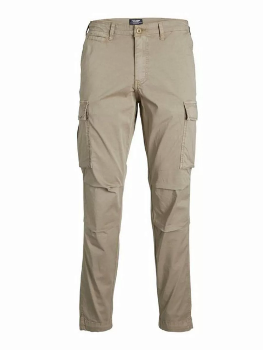 Jack & Jones Herren Cargohose JJPSTACE JJTUCKER -Tapered Fit - Grau Beige S günstig online kaufen