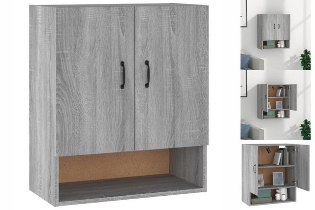 vidaXL Hängeschrank Hängeschrank Wandschrank Grau Sonoma 60x31x70 cm Spanpl günstig online kaufen