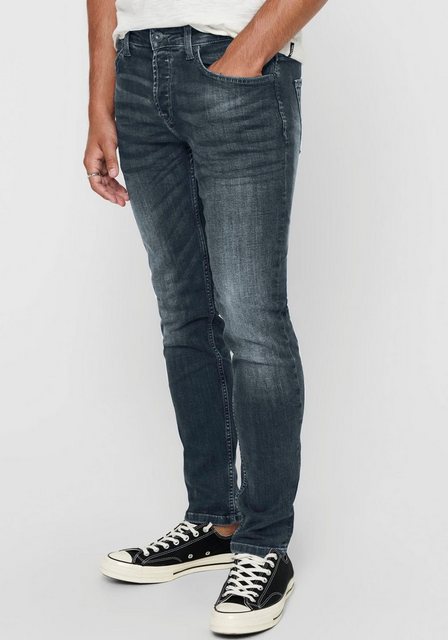 ONLY & SONS Slim-fit-Jeans ONSWEFT REG. D. GREY 6458 JEANS VD günstig online kaufen