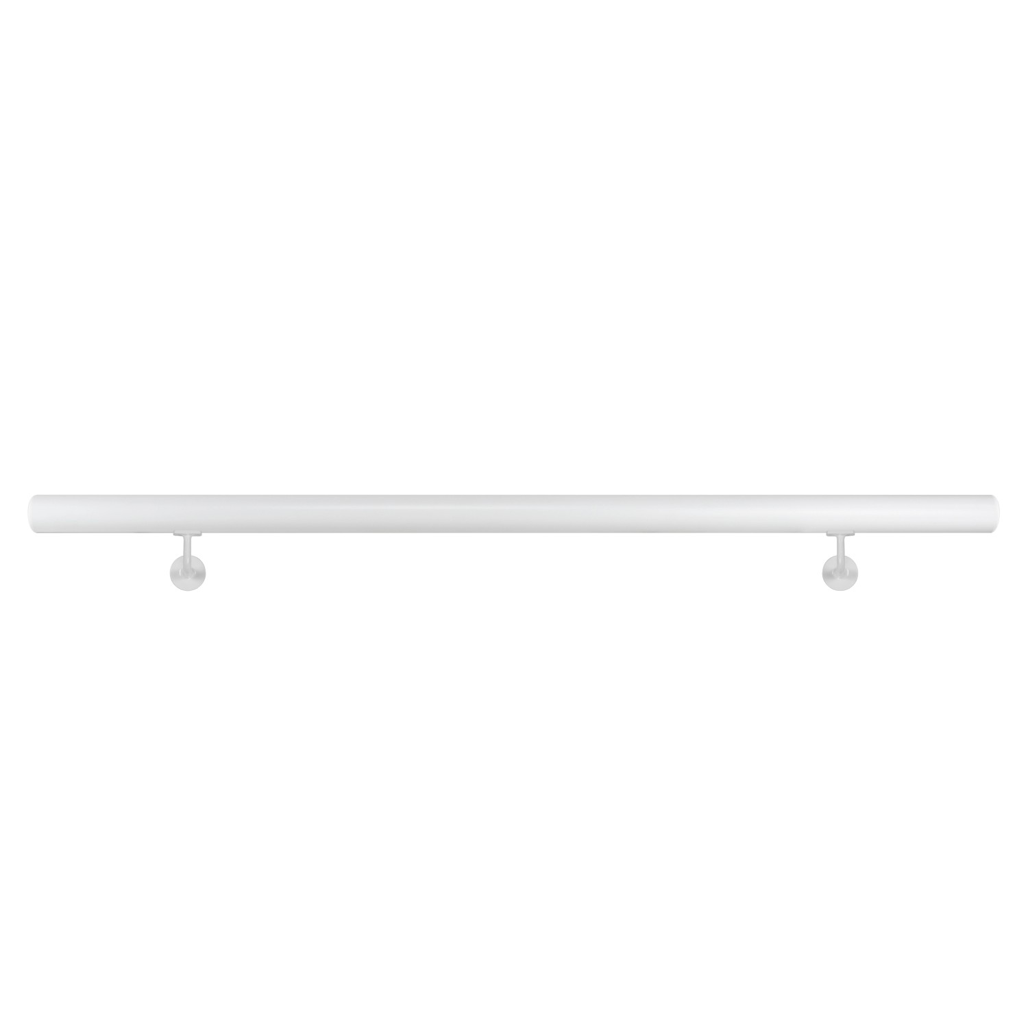 Treba Handlauf-Set H27 Aluminium Ø 4,2 cm x 150 cm Weiß günstig online kaufen