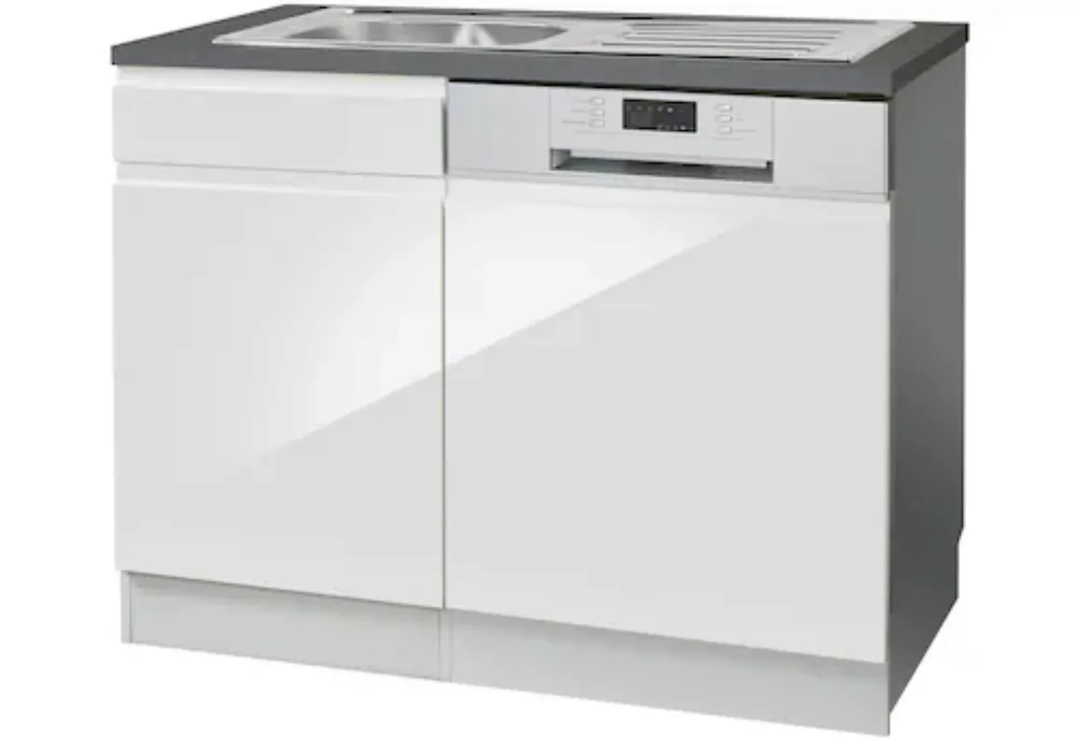 Kochstation Spülenschrank "KS-Virginia", 110 cm breit, inklusive Einbauspül günstig online kaufen