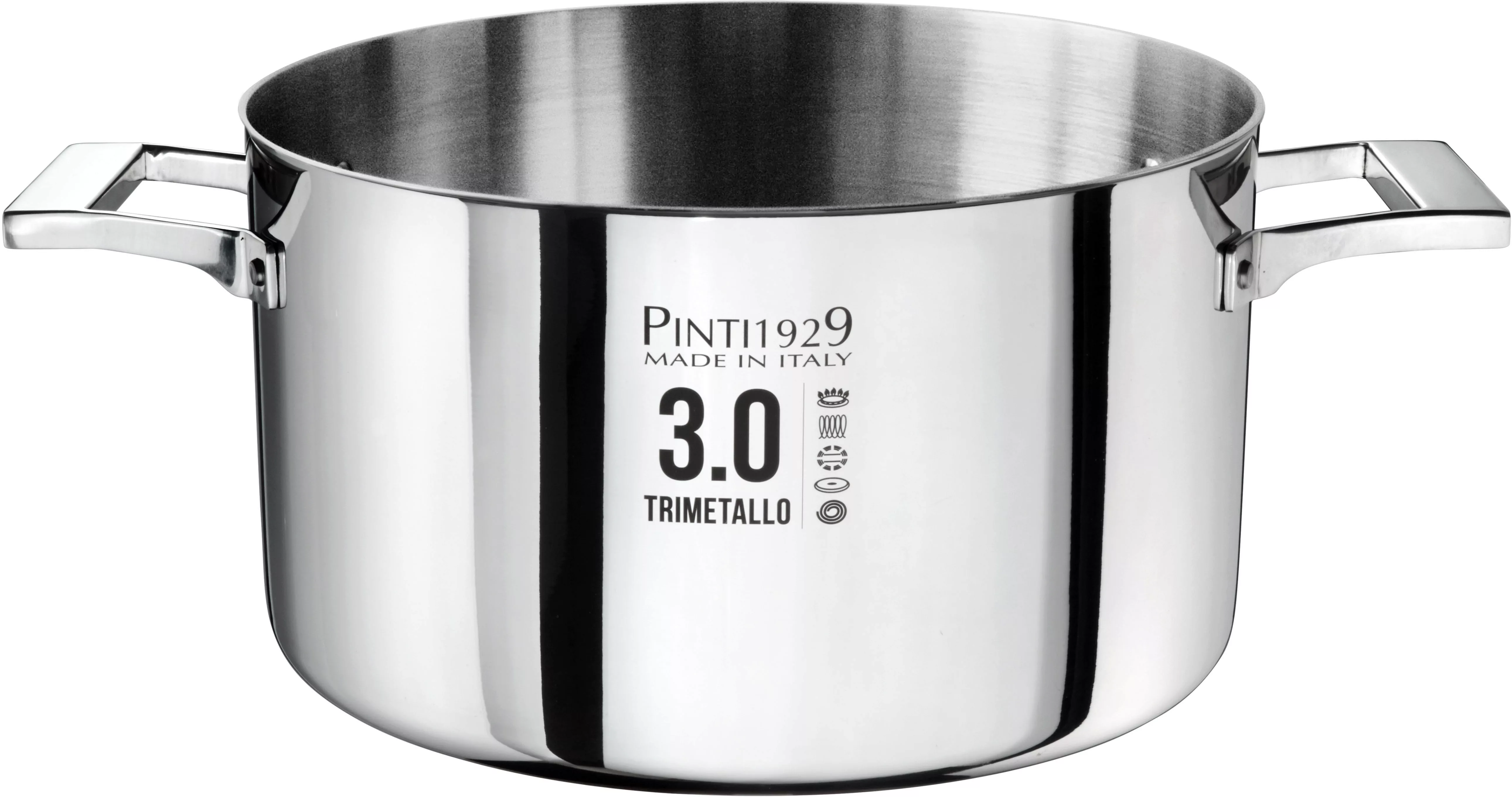 PINTINOX Fleischtopf »Century 3.0«, Aluminium, (1 tlg.), Boden und Seitenwä günstig online kaufen