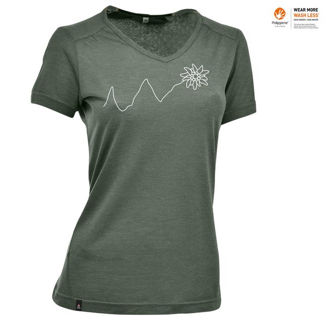 Maul Kurzarmshirt Maul - Eifelsteig Damen Outdoorshirt Wander T-Shirt, grün günstig online kaufen