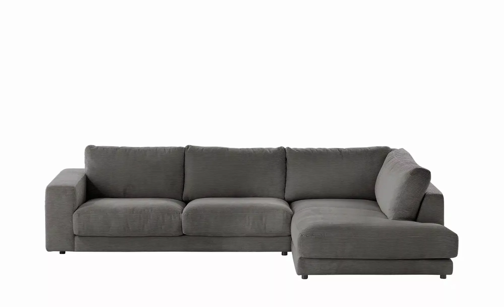 Jette Home Ecksofa Cord Sila ¦ grau ¦ Maße (cm): B: 325 H: 85 T: 224.0 Pols günstig online kaufen