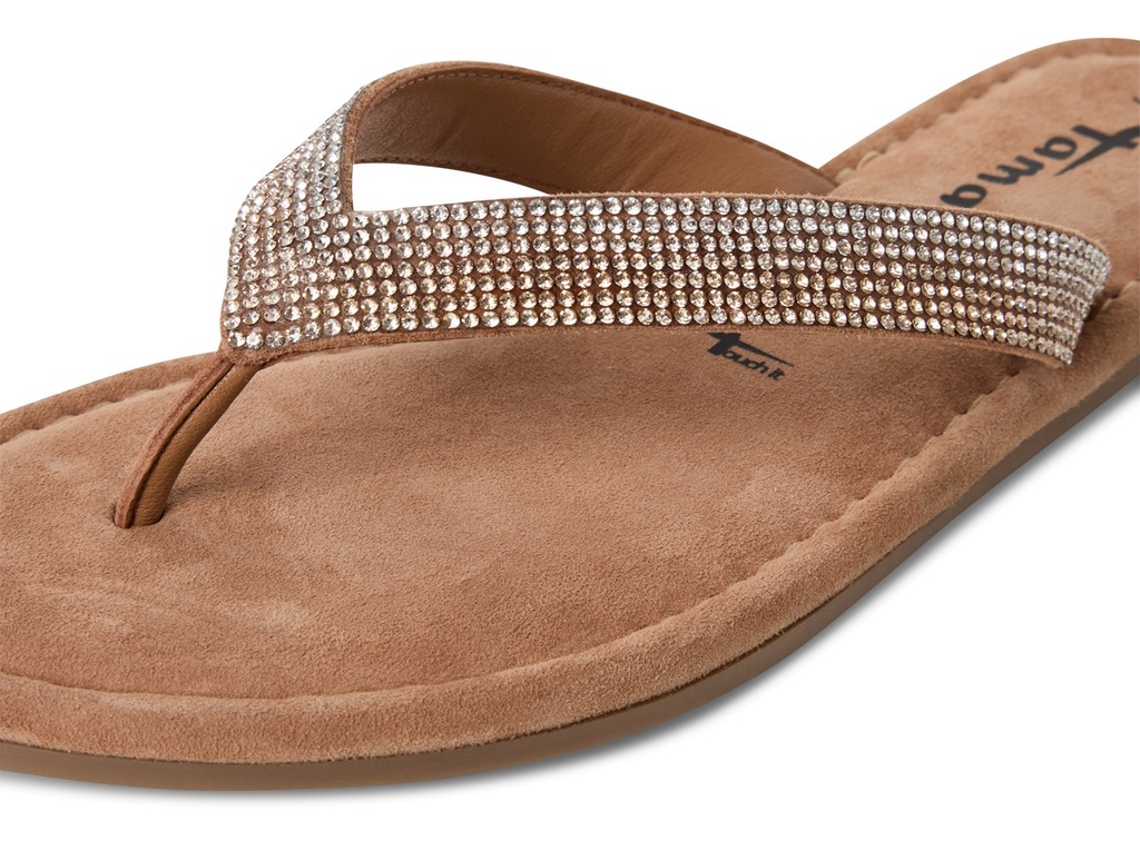 Tamaris Zehentrenner, Sommerschuh, Dianette mit funkelnden Strassteinchen b günstig online kaufen