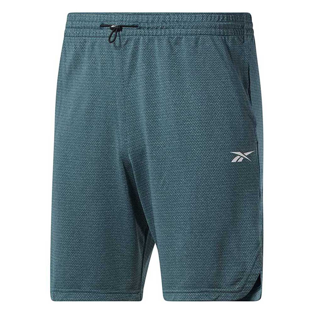 Reebok Workout Ready Mel Knit Kurze Hose XL Midnight Pine günstig online kaufen