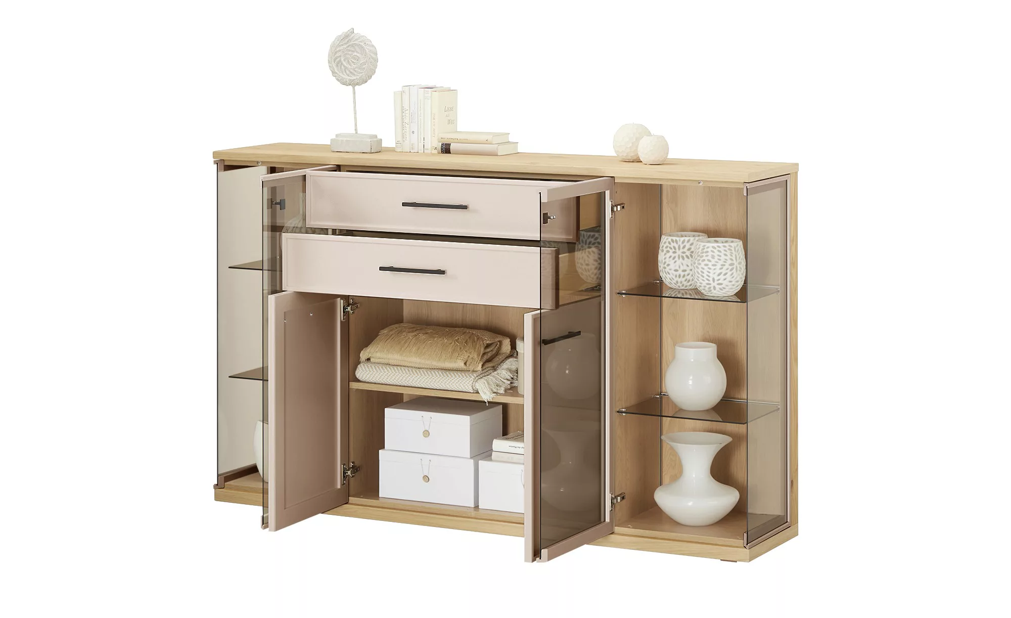 Wohnwert Highboard  Carré ¦ creme ¦ Maße (cm): B: 184 H: 113 T: 40 Kommoden günstig online kaufen