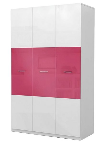 JVmoebel Kinderkleiderschrank Kleiderschrank Holz Schrank Design Rosa Kleid günstig online kaufen