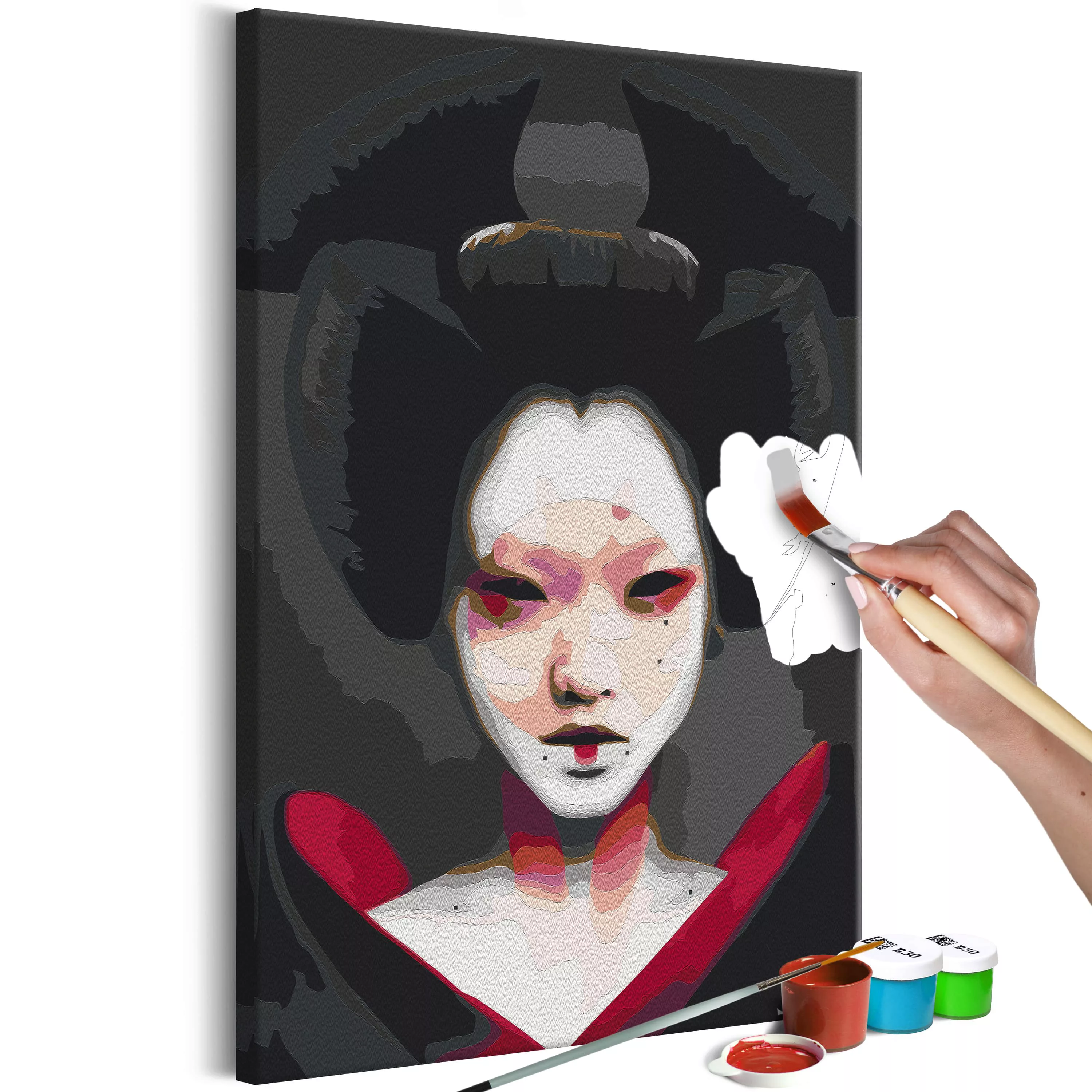 Malen nach Zahlen - Black Geisha günstig online kaufen